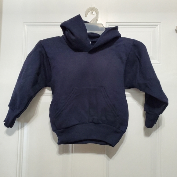 2 Hanes Youth Pullover Hoodie  Navy size XS - Picture 8 of 15